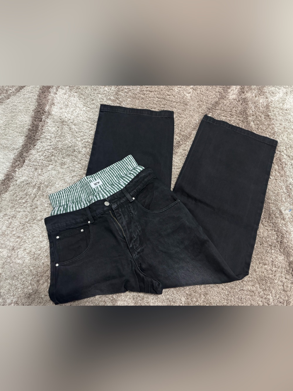Heaven can wait double layered denim